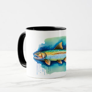 Mok - Waterverf Serie: Forel/Zalm