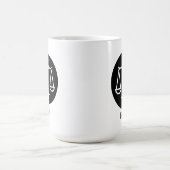 Mok - Weegblad (zwarte cirkel) (Center)