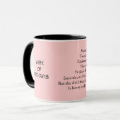 Mok week van de geboorte (Voorkant links)