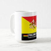 Mok wees blij glimlach (Voorkant links)