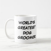 mok 'Wereldste hond Groomer' (Links)