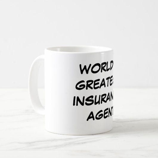 mok 'Wereldste verzekeringsagent' (Voorkant links)