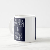 Mok - werk als een kapitein, speel als een piraat (Voorkant links)