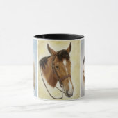 Mok westerne trio-paarden (Midden)