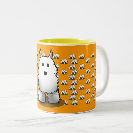 Mok Westie Pattern (Voorkant rechts)