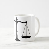 Mok wettelijke schalen koffie (Voorkant rechts)