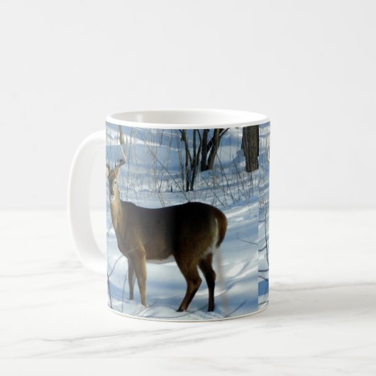 Mok Whitetail Deer (Winter) (Voorkant links)