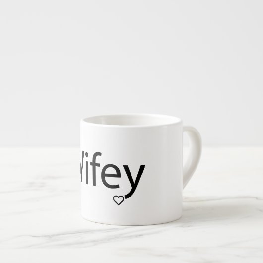 Mok Wifey - Espresso (Voorkant rechts)