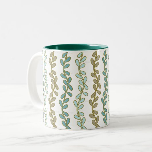 Mok wijn en leder (Voorkant links)