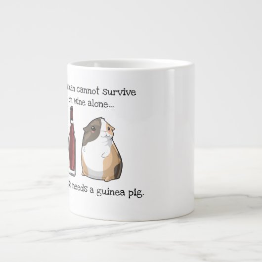 Mok wijn en parelwijn (Voorkant)