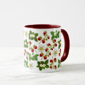 Mok wilde aardbeien (Voorkant rechts)