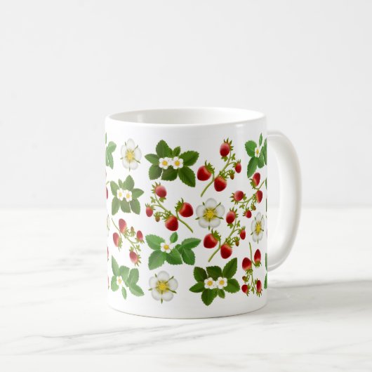 Mok wilde aardbeien (Voorkant rechts)