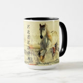 Mok wilde paarden (Voorkant rechts)