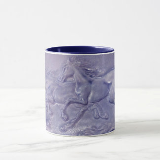 Mok - Wilde paarden in het blauw