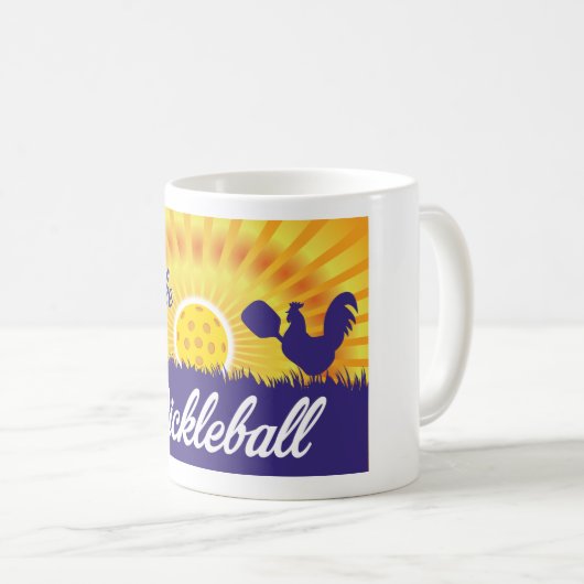 mok "Will Wake for Pickleball" (Voorkant rechts)