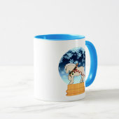 Mok Winter Cream Snowglobe (Voorkant rechts)