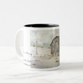 Mok winterBoerderij (Voorkant links)