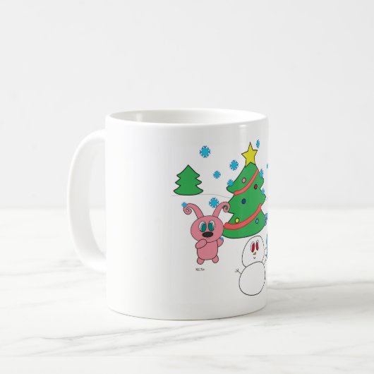 Mok Wintertijd met rollen (Voorkant links)