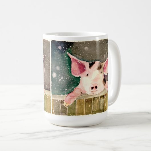 Mok Wintervarkens (Voorkant rechts)