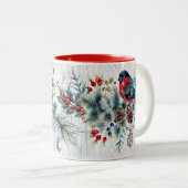 Mok wintervogels (Voorkant rechts)