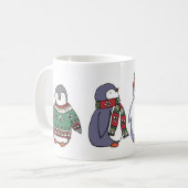 Mok Wintery Penguins (Voorkant links)