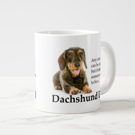 Mok Wirehaire Dachshund Dad Jumbo (Voorkant rechts)