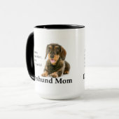 Mok Wirehaire Dachshund Mam (Voorkant links)