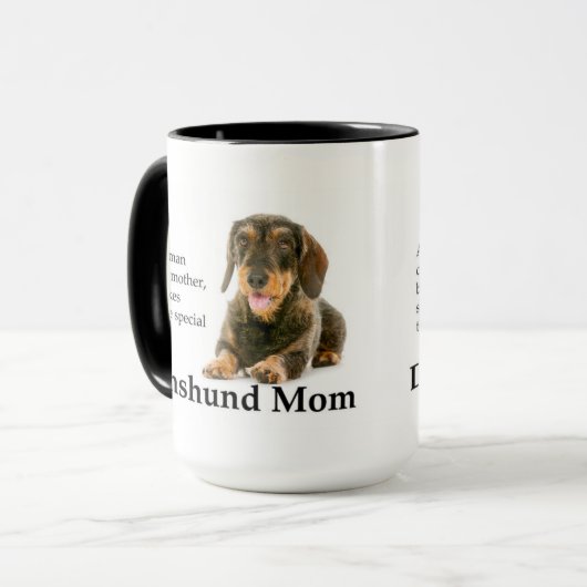 Mok Wirehaire Dachshund Mam (Voorkant links)