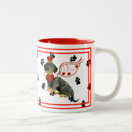 Mok Wirehaire Dachshund "Queen of Hearts"