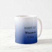 Mok - Wisconsin Staatskaart met Stad (Voorkant rechts)