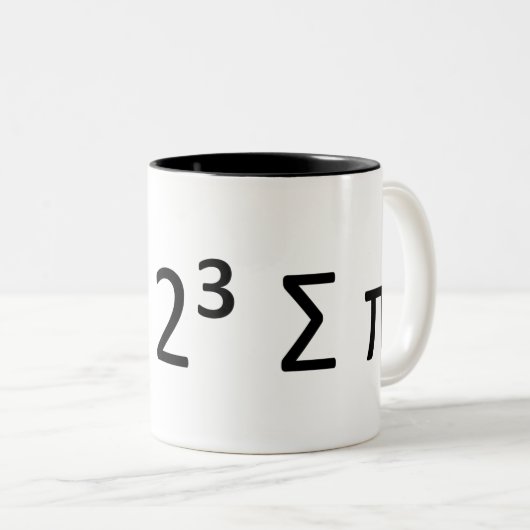 Mok wiskunde geek: i 8 som pi (Voorkant rechts)