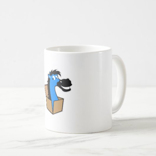 Mok (wit handvat) (Voorkant rechts)