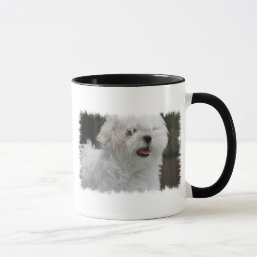 Mok witte Maltese puppy Coffee (Rechts)