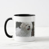 Mok witte Maltese puppy Coffee (Links)