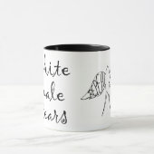 Mok witte mannelijke tranen (Midden)