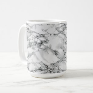 Mok witte marmer - koffie - Moderne