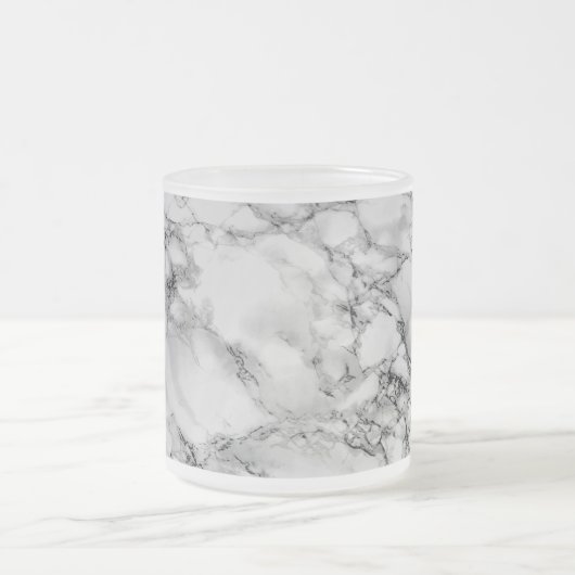 Mok witte marmer - modern design (Center)