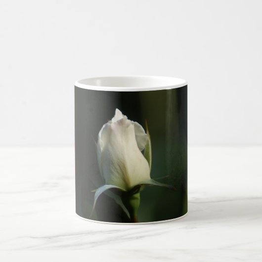 Mok witte rosebud koffie (Center)