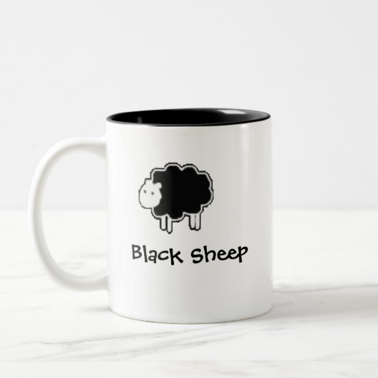 Mok witte schapen (Black Sheep) (Links)