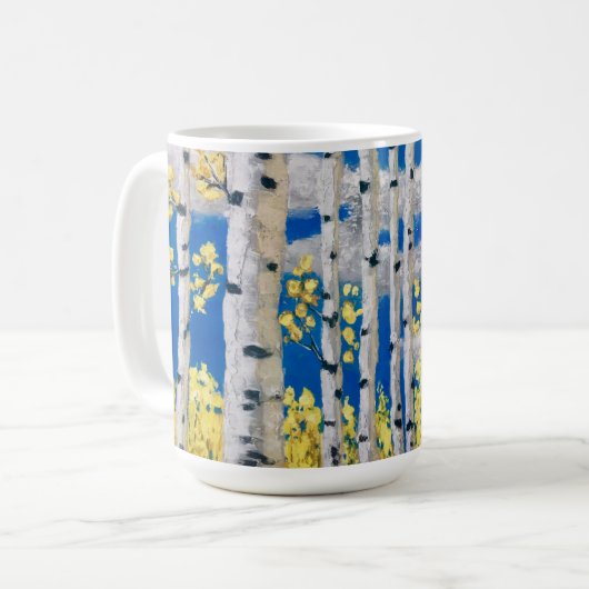 Mok witte vogelboom (Voorkant links)