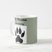 Mok Wolf Mountain Paw Coffee (Voorkant links)