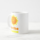 Mok Wordt De Zonneschijn Witte Zon Kop (Voorkant links)