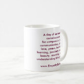 mok "World Empathpathy Day" - Rechts handig (Voorkant rechts)