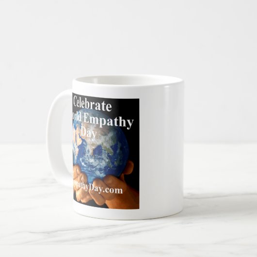 mok "World Empathpathy Day" - Rechts handig (Voorkant links)