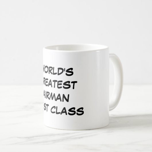 mok "World's Greatest Airman First Class" (Voorkant rechts)