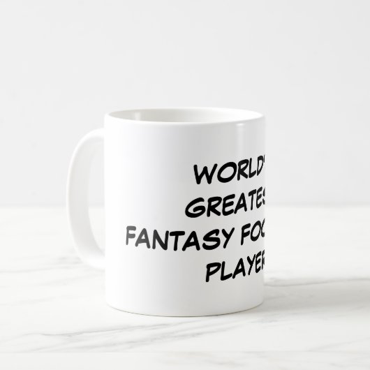 mok "World's Greatest Fantasy Football Player" (Voorkant links)