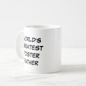 mok "World's Greatest Foster Father" (Voorkant links)