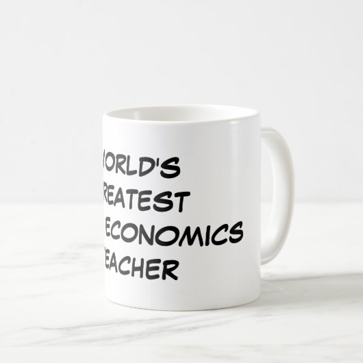 mok "World's Greatest Home Economics Teacher" (Voorkant rechts)