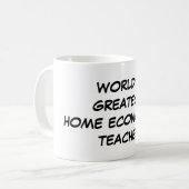 mok "World's Greatest Home Economics Teacher" (Voorkant links)