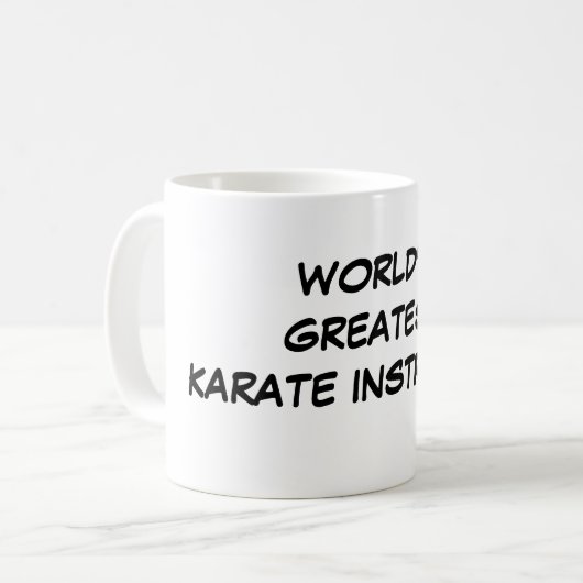 mok "World's Greatest Karate Instructor" (Voorkant links)